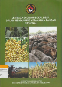 LEMBAGA EKONOMI LOKAL  DESA DALAM MENDUKUNG KETAHANAN PANGAN NASIONAL