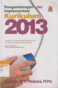 Pengembangan Implementasi Kurikulum 2013