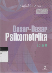 Image of Dasar-Dasar Psikometrika