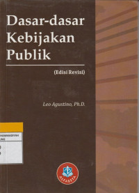 Image of Dasar-dasar Kebijakan Publik