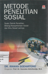 Image of METODE PENELITIAN SOSIALrnSuatu Teknik Penelitian Bidang Kesejahteraan Sosial dan Ilmu sosial Lainnya