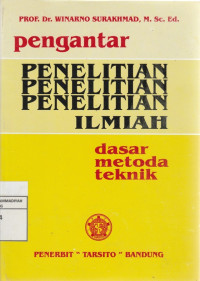 Image of PENGANTAR PENELITIAN ILMIAH