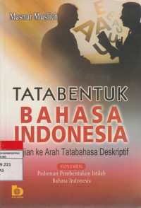 Image of TATA BENTUK BAHASA INDONESIA