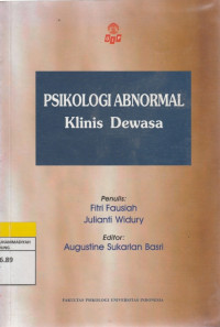 Image of PSIKOLOGI ABNORMAL Klinis Dewasa