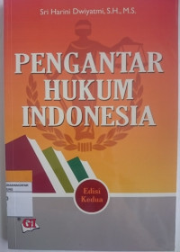 Image of PENGANTAR HUKUM INDONESIA