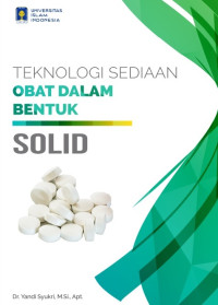 Image of ebook TEKNOLOGI SEDIAAN OBAT DALAM BENTUK SOLID