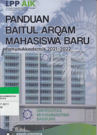 Image of PANDUAN BAITUL ARQAM MAHASISWA BARU