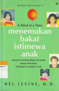Image of A Mind at a Time menemukan bakat istimewa anak
