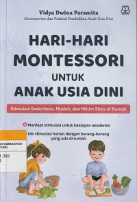 Image of HARI HARI MONTESSORI UNTUK ANAK USIA DINI