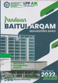 Image of Panduan BAITUL ARQAM MAHASISWA BARU : Tahun Akademik 2022-2023
