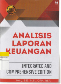 Image of ANALISIS LAPORAN KEUANGAN : INTEGRATED AND COMPREHENSIVE EDITION